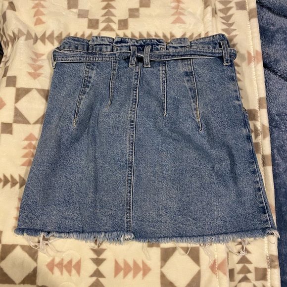 We The Free by Free People Denim skirt with belt - Picture 2 of 6